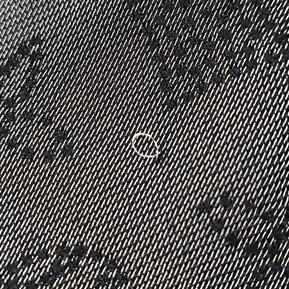 LOUIS VUITTON LV Vintage Black & Silver Cashmere Monogram Scarf Shawl Wrap - Picture 10 of 16